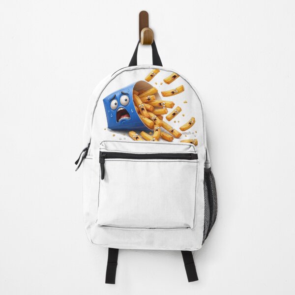Item preview, Shocked French Fries Spilling Out of Blue Bucket designed and sold by jgvisualarts.