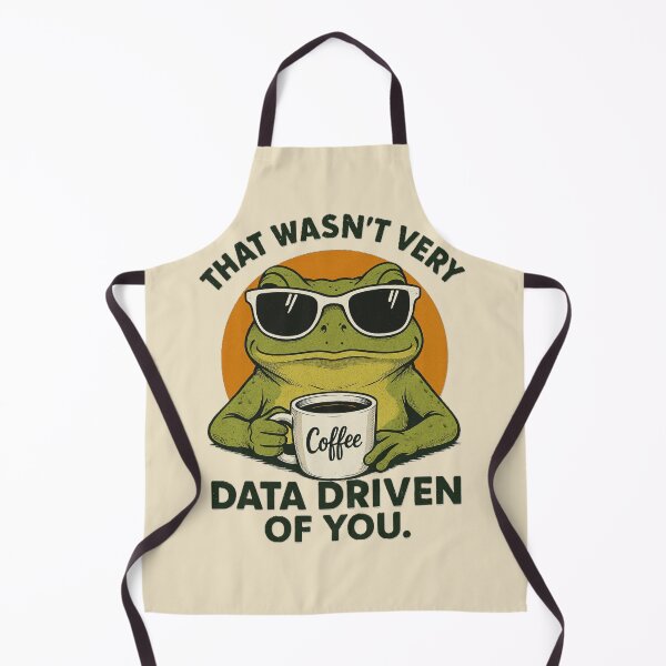 Item preview, That Wasn’t Very Data Driven of You – Funny Frog Coffee Sarcasm designed and sold by Negisandeep studio.