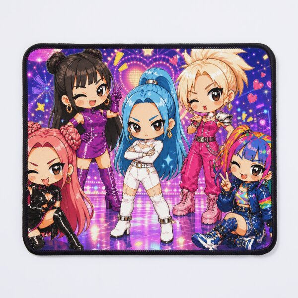 Item preview, Éthos Chibi Anime Girl Group – Kawaii Idol Characters by Kikabum designed and sold by KIKABUM.