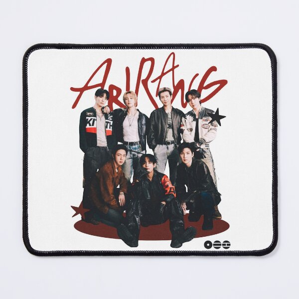 Item preview, BTS Arirang Group Poster Red Accent designed and sold by moamaxshop.