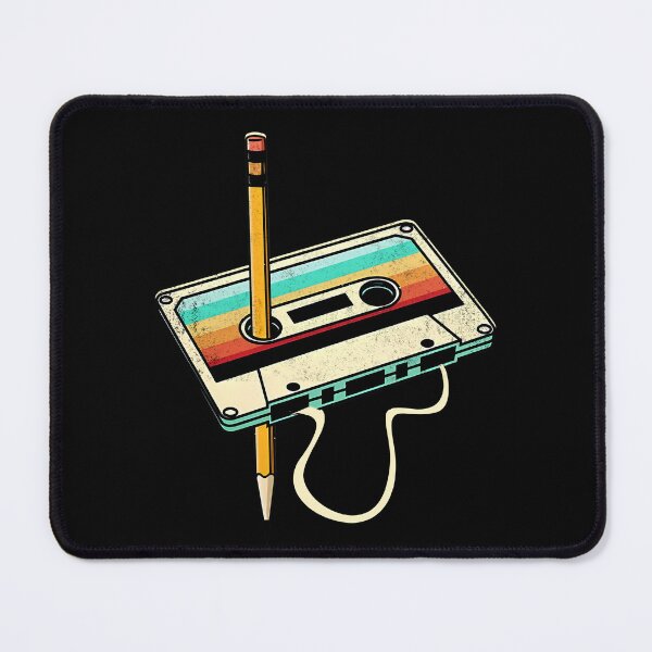 Item preview, Tape Cassette and a pencil 70's 80's and 90's Vintage for Gift designed and sold by FernaRoje.