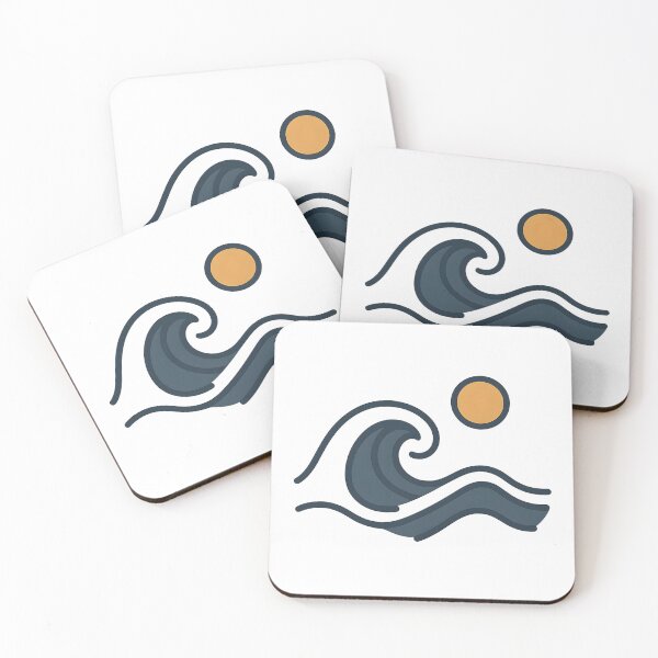 Item preview, Abstract Wave & Sun Graphic designed and sold by SurajDesigns.
