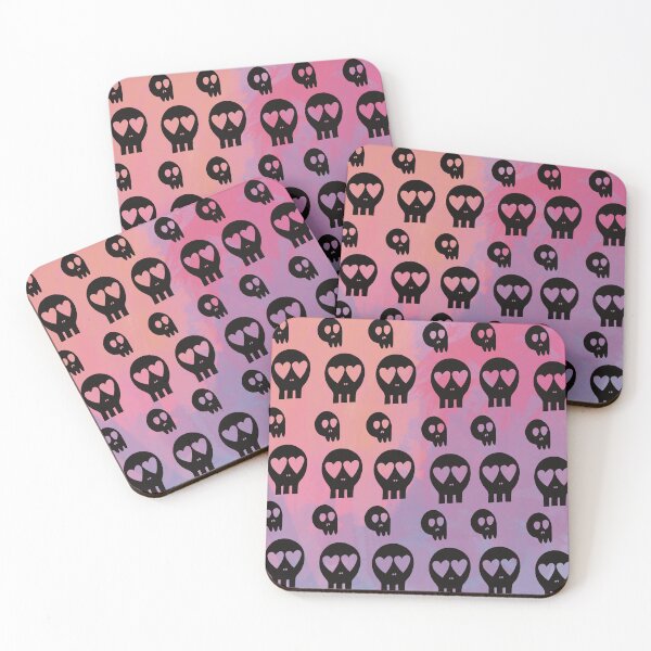 Item preview, Pink and Purple Skulls designed and sold by sruelas.