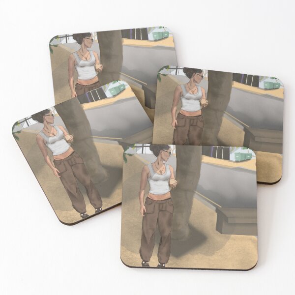 Item preview, chillin on iced coffee designed and sold by ZalesArtism.