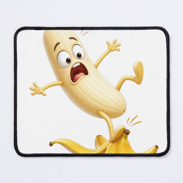 Item preview, Funny Banana Slipping on Banana Peel designed and sold by jgvisualarts.