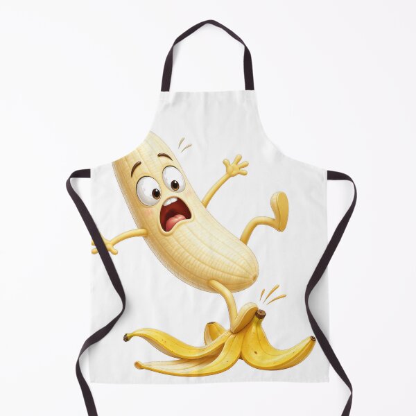 Item preview, Funny Banana Slipping on Banana Peel designed and sold by jgvisualarts.