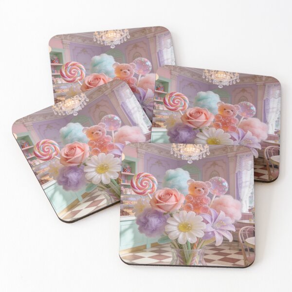Item preview, Pastel Candy Room Dream, Sweet Fantasy Dessert Land Wall Art Print designed and sold by BlareBlare.