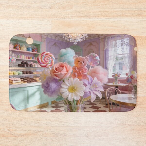 Item preview, Pastel Candy Room Dream, Sweet Fantasy Dessert Land Wall Art Print designed and sold by BlareBlare.