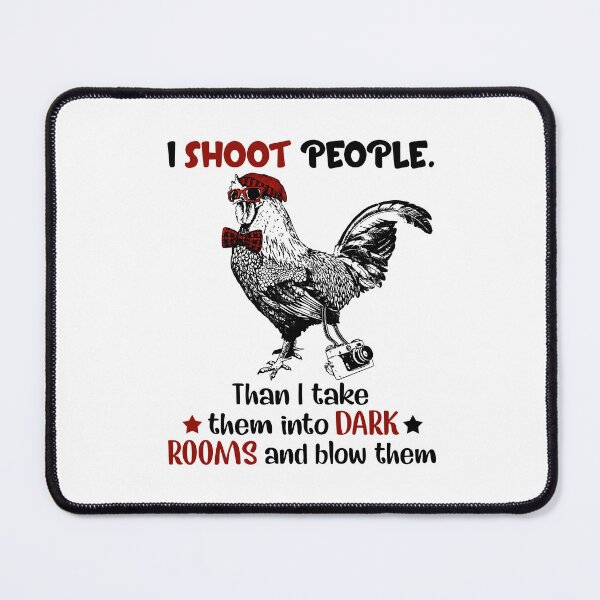 Item preview, Rooster-grapher: Shoot Dark Rooms Shirt designed and sold by Teliaferro’s Studio.