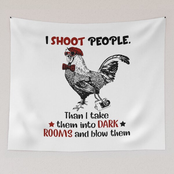 Item preview, Rooster-grapher: Shoot Dark Rooms Shirt designed and sold by Teliaferro’s Studio.