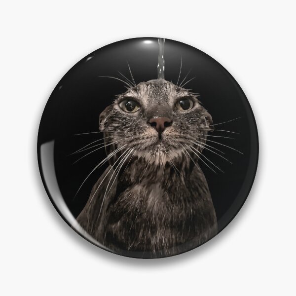 Item preview, Sad shower cat designed and sold by Chonk Borris.