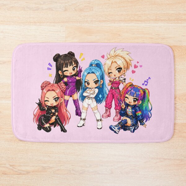 Item preview, Éthos Chibi Anime Girl Group – Kawaii Idol Characters by Kikabum designed and sold by KIKABUM.