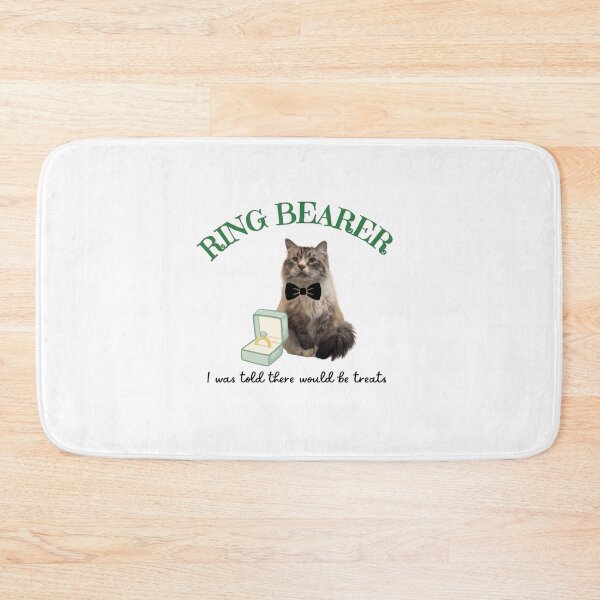 Item preview, Green Ring Bearer Cat designed and sold by Bevybites.