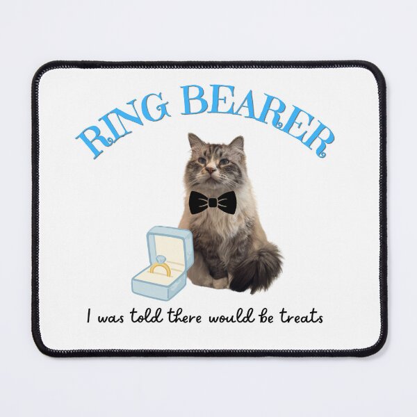 Item preview, Blue Ring Bearer Cat designed and sold by Bevybites.
