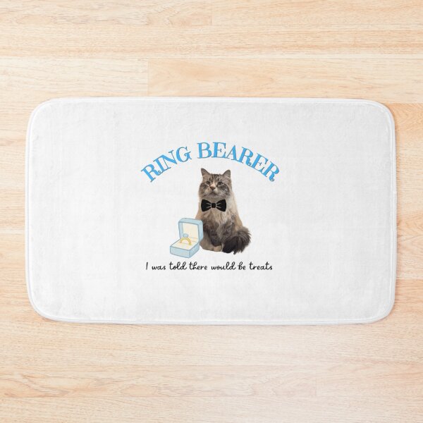 Item preview, Blue Ring Bearer Cat designed and sold by Bevybites.