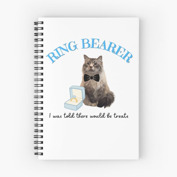 Item preview, Blue Ring Bearer Cat designed and sold by Bevybites.