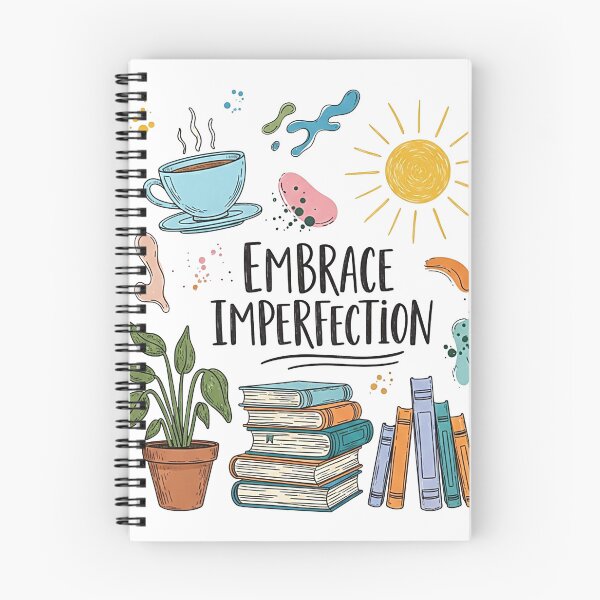 Item preview, Embrace Imperfection books and coffee cozy reader aesthetic designed and sold by SholoStudio.
