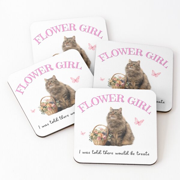 Item preview, Flower Girl Cat designed and sold by Bevybites.