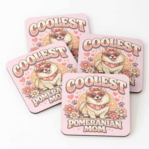 Item preview, Pomeranian Mom, Coolest Pomeranian Mom designed and sold by graphic-genie.