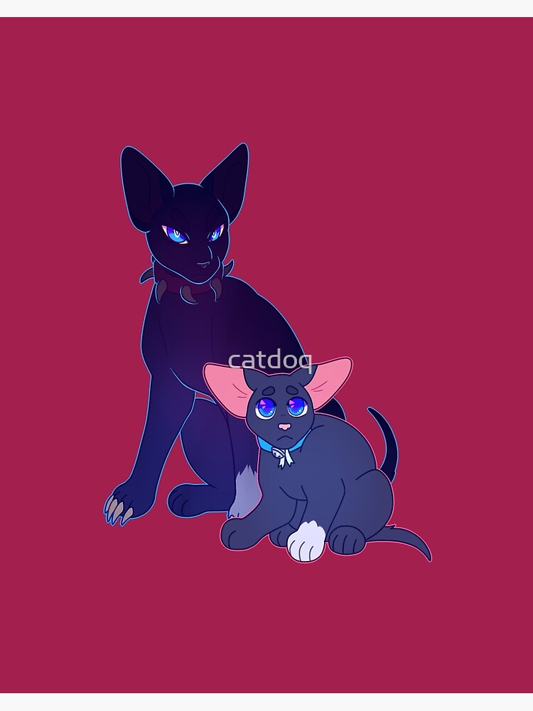 Warrior Cats: Scourge and Tiny | Art Board Print