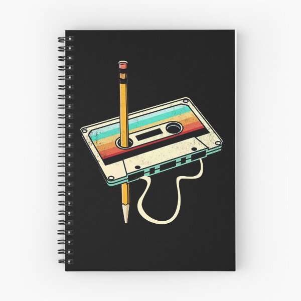 Item preview,  Cassette and Pencil T-Shirt 80s 90s Born millennials Funny designed and sold by FernaRoje.