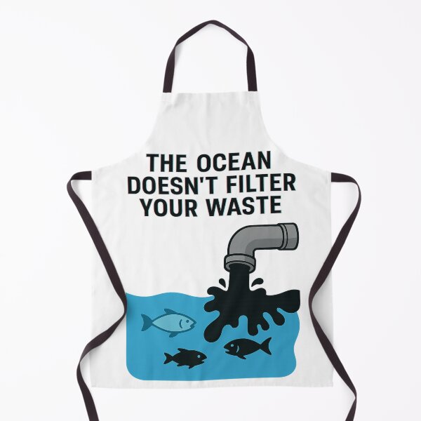 Item preview, Ocean Pollution Warning designed and sold by Velvet-motive.