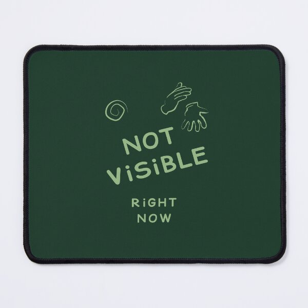 Item preview, Not Visible Right Now Green Shirt – Calm Jade Aesthetic Introvert Tee with Small Hands | Minimal Lustiger Spruch designed and sold by unique art and design.