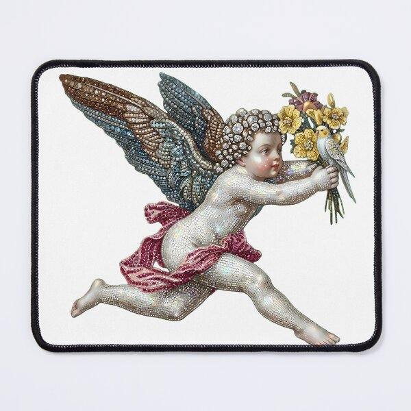 Item preview, Diamond Encrusted Cherub Luxury Streetwear Design designed and sold by SYNTH ARCHIVE.