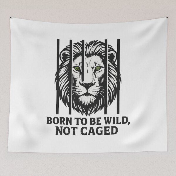 Item preview, Born Wild Not Caged designed and sold by Velvet-motive.