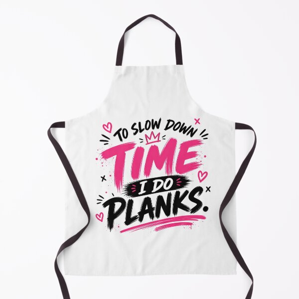 Item preview, To Slow Down Time I Do Planks Funny Gym Shirt designed and sold by StoryInCode.