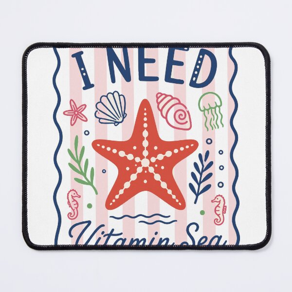 Item preview, Vitamin Sea Funny Beach Pun Ocean Starfish designed and sold by ucpstudio.