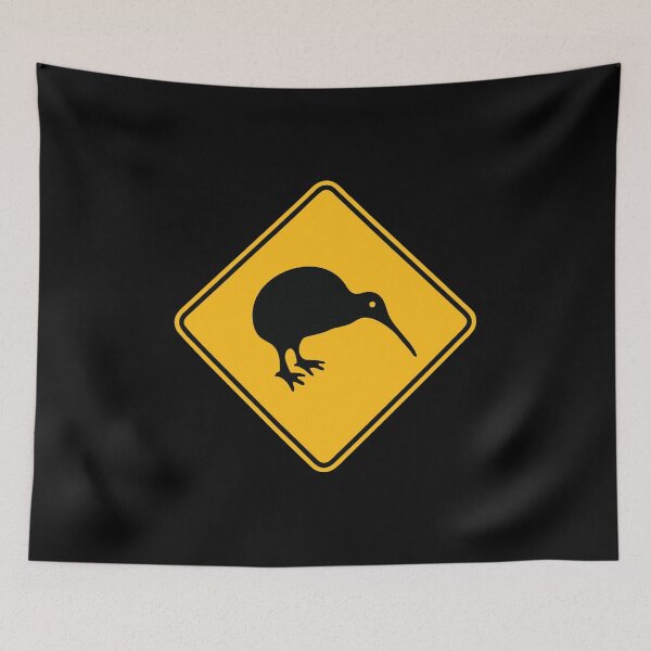 Item preview, Kiwi Warning Sign designed and sold by riczyeleanor.