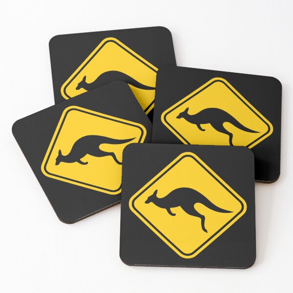 Item preview, Kangaroo Warning Sign designed and sold by riczyeleanor.