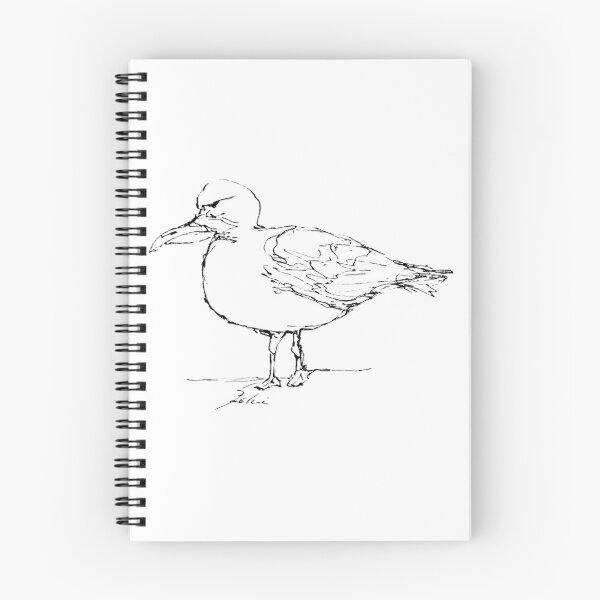 Item preview, Seagull Line Art – Coastal Bird Illustration designed and sold by ArtwithKellie.