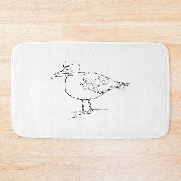 Item preview, Seagull Line Art – Coastal Bird Illustration designed and sold by ArtwithKellie.