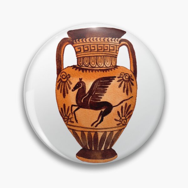 Item preview, Watercolor Greek Pegasus Vase Sticker Pack designed and sold by AnimaliaStar.