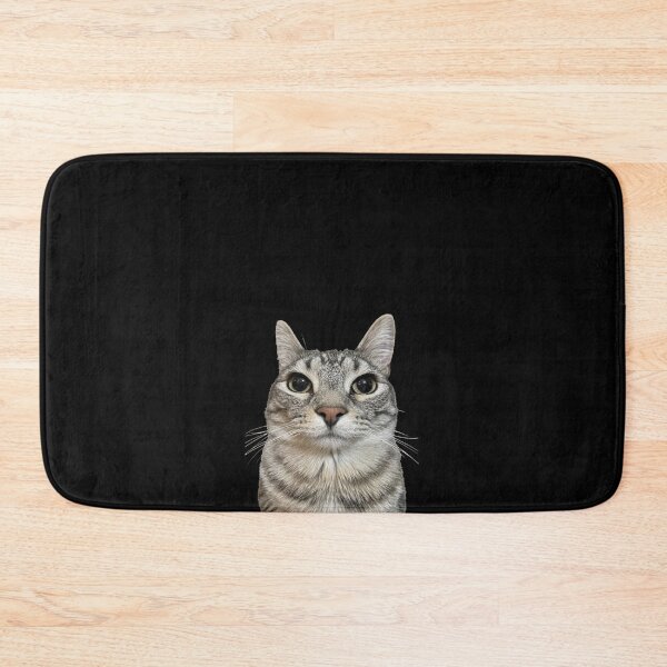 Item preview, Thousand yard stare cat designed and sold by Chonk Borris.