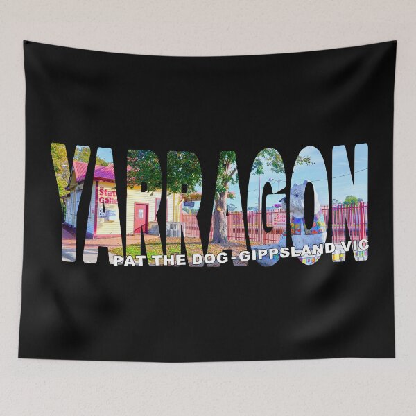 Item preview, YARRAGON Pat the Dog Gippsland Victoria - Train Station Baw Baw designed and sold by Adam Gormley.