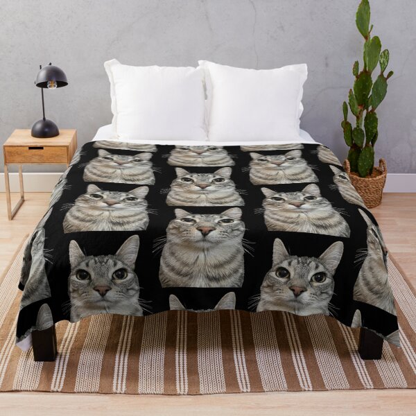 Item preview, Thousand yard stare cat designed and sold by Chonk Borris.