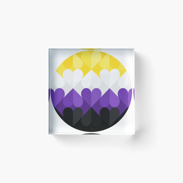 Item preview, Nonbinary Pride Circle designed and sold by BGDDesigns.