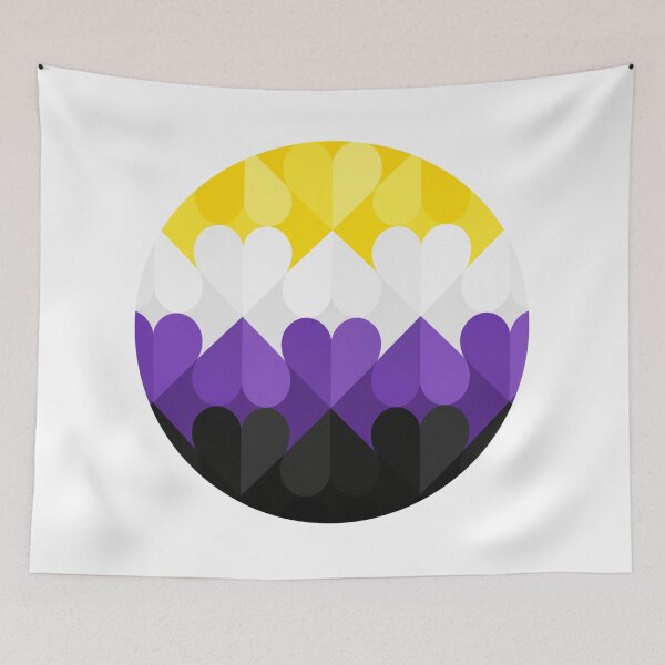 Item preview, Nonbinary Pride Circle designed and sold by BGDDesigns.