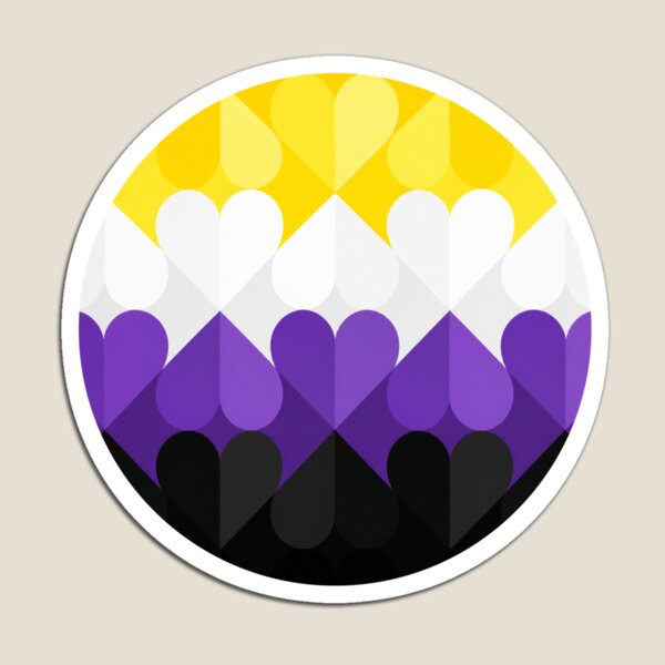Item preview, Nonbinary Pride Circle designed and sold by BGDDesigns.