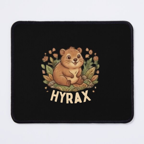 Item preview, chubby hyrax cartoony designed and sold by cloudzer0000.