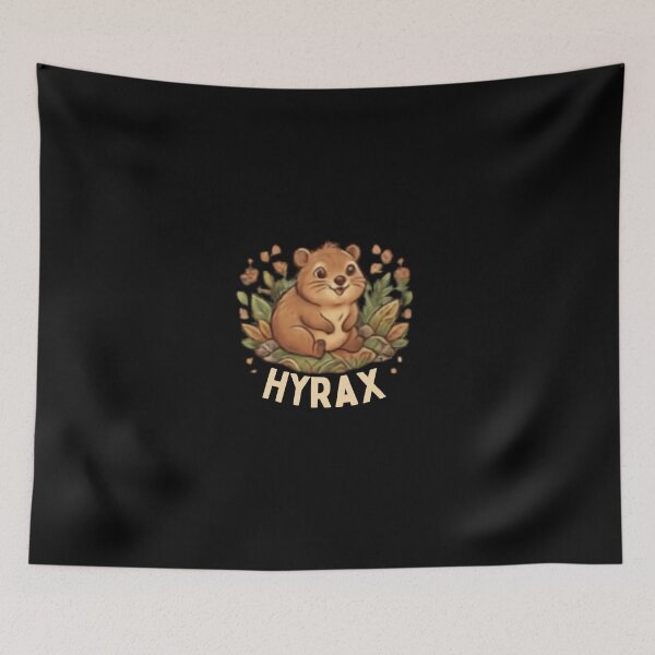 Item preview, chubby hyrax cartoony  designed and sold by cloudzer0000.