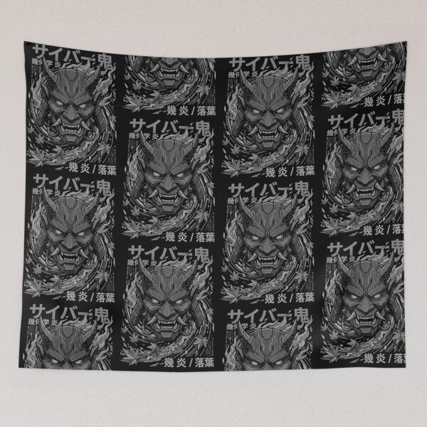 Item preview, CYBER-ONI: The Geometric Ember (Stealth Grey Edition) designed and sold by HexOne.
