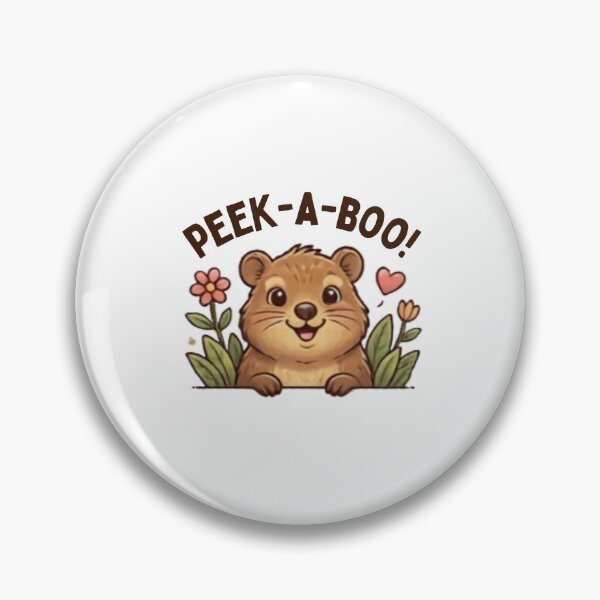 Item preview, peek a boo hyrax  designed and sold by cloudzer0000.