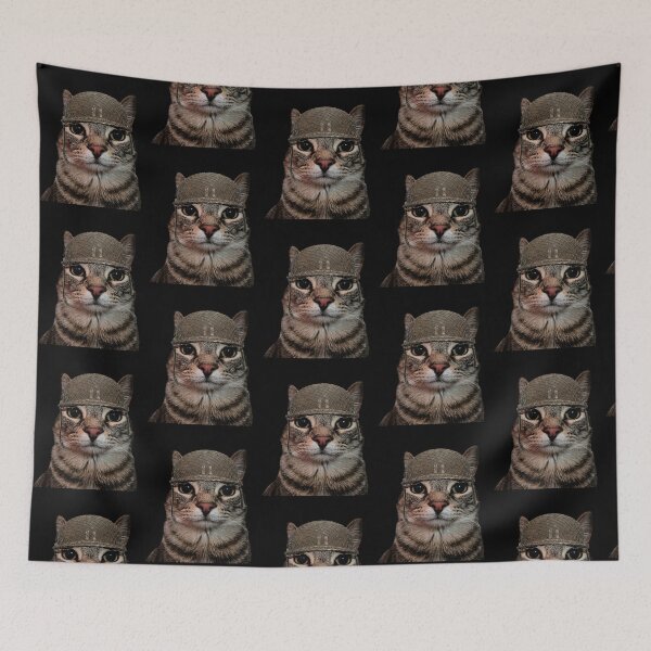 Item preview, Thousand yard stare cat designed and sold by Chonk Borris.
