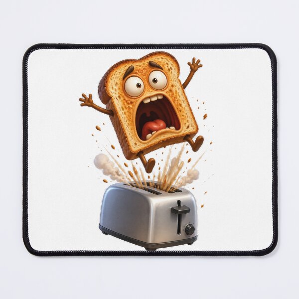 Item preview, Terrified Toast Pop designed and sold by jgvisualarts.