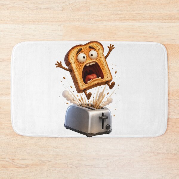 Item preview, Terrified Toast Pop designed and sold by jgvisualarts.