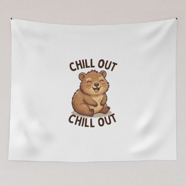 Item preview, chill out hyrax designed and sold by cloudzer0000.